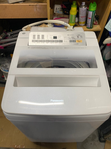 パナソニック 全自動洗濯機 8.0kg 即効泡洗浄 エコナビ