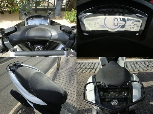 ★普通免許仕様トリシティ125ワイドトレッド！LED/ナックルガード/キャリア★東京/大田区【下取OK】 ☆普通免許仕様トリシティ125ワイドトレッド！LED/ナックルガード