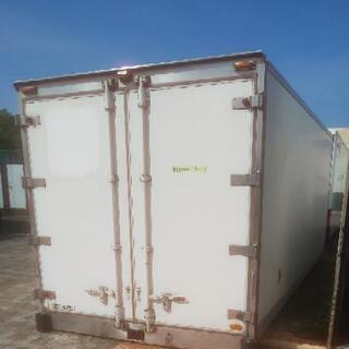 【香取市山之辺】No.AM-6【横にも観音扉付き】保冷コンテナ 長さ約610cm×幅229cm×高さ235cmくらい 配送可 香取市山之辺】No.AM-6【横にも観音扉付き】保冷コンテナ 長さ約610cm