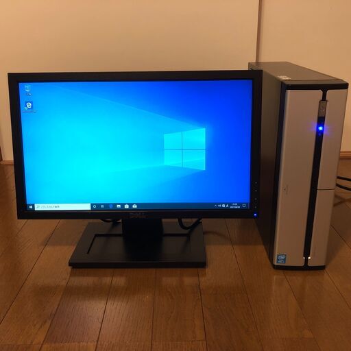 4K動画対応 新品SSD240GBCore i5 4440 メモリ8G 500GBHDD Windows10 Pro ユニットコム系BTO モニタ付き