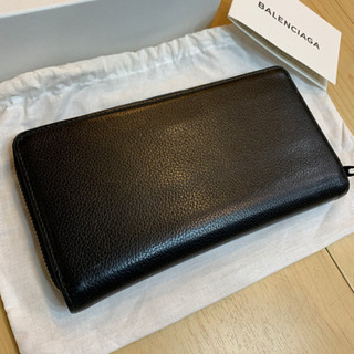 【美品SAランク✨】バレンシアガ　スプレー　ラウンドファスナー　長財布