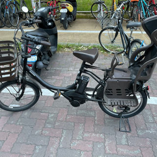 電動アシスト自転車 極美品_2020年モデル 子供乗せ電動自転車 20インチ