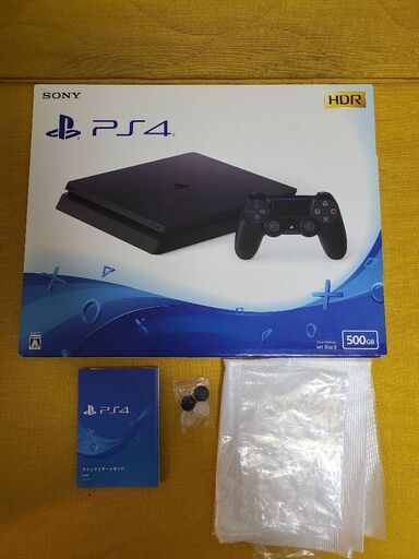 【美品】PS4 ジェット・ブラック 500GB CUH-2100AB01