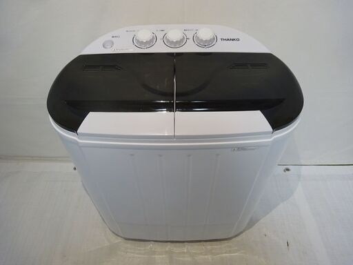 2020年製 THANKO 小型二槽式洗濯機「別洗いしま専科」3 STTWAMN3