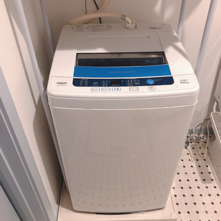 【引き渡し決定】AQUA 洗濯機 2014年製 6.0kg