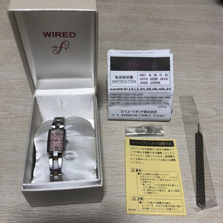 WIREDブレスレット腕時計☆電池交換済み