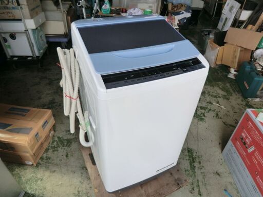 2017☆日立 7.0kg洗い全自動洗濯機 ビートウォッシュ BW-V70B 中古動作品☆ナイアガラビート洗浄☆