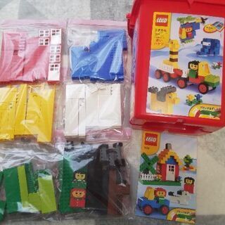 中古品　LEGO　ブロック　赤いバケツ