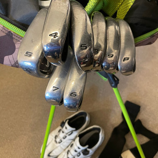 メンズ　ゴルフ　クラブ　バッグ　靴　一式