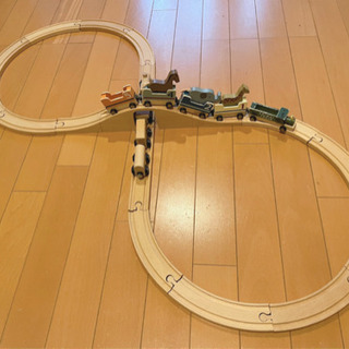 【ネット決済】木の列車セット