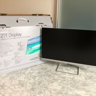 HP 27f  27インチ ディスプレイ  電源ケーブル、HDM...