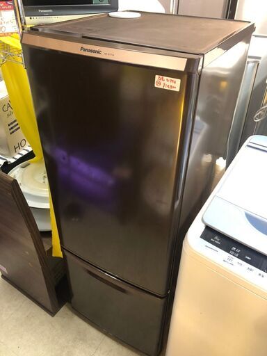 ☆中古 激安！！ Panasonic　ノンフロン冷凍冷蔵庫　168L　NR-B177W-T　2015年製　DD008￥14,800！！