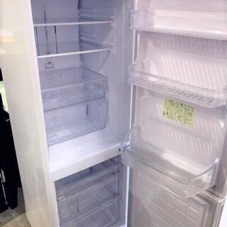 SHARP SJ-PD27C-W 2017年製　ホワイト　2ドア　プラズマクラスター　271L　キッチン　料理　住まい