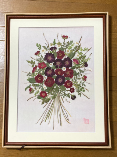 押し花アート額付き箱付き みなにこ 竹田のその他の中古あげます 譲ります ジモティーで不用品の処分