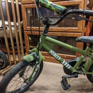 【売約済み】DUALLY デューリー　子供　自転車　マウンテンバイク　クロスバイク　キッズ　チャリ　16インチ　スペシャルエディション　special  edition　限定カラー　入手困難　カッコいい　格好良い　カモフラ　カモフラージュ　カラー　迷彩　ミリタリー　人気者　検　ジープ　ハマー 売約済み】DUALLY デューリー 子供 自転車 マウンテンバイク クロス