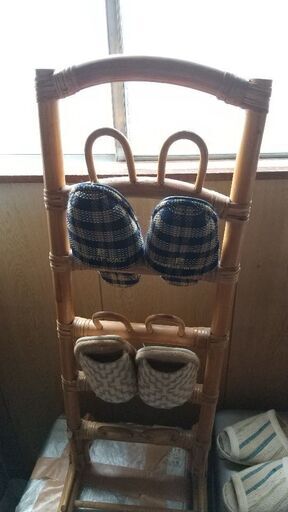籐家具 スリッパラック