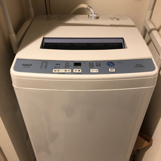 洗濯機　AQUA AQUA AQW-S60F(W)中古