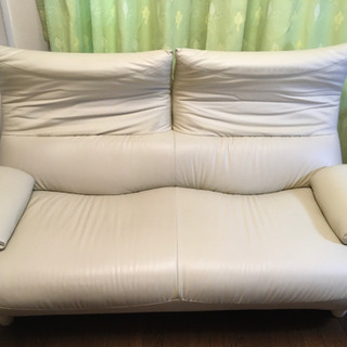 【本革】２〜3人掛けソファ　☆美品☆
