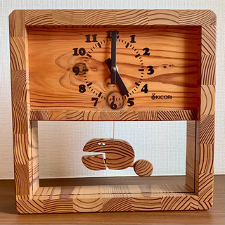 KICORI（キコリ）さかなの木製時計