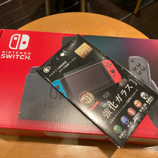 Switch新品　本体　ガラスカバーセット！