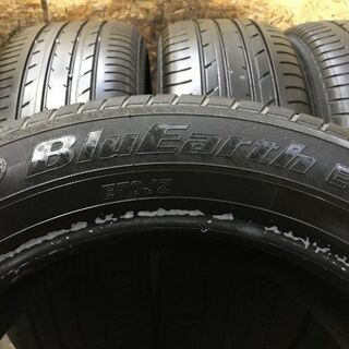 YOKOHAMA BluEarth E70 225/55R17 17インチ 夏タイヤ 4本 アルファード エクストレイル スカイライン セルシオ等　(VTM412) クレジットカード QR決済可能