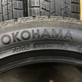 YOKOHAMA ice GUARD iG60 235/45R17 17インチ スタッドレス 4本 2018年製 ランエボ GTO RX-7 WRX等　(TB356) クレジットカード QR決済可能