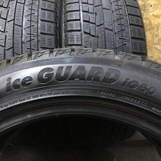 YOKOHAMA ice GUARD iG60 235/45R17 17インチ スタッドレス 4本 2018年製 ランエボ GTO RX-7 WRX等　(TB356) クレジットカード QR決済可能