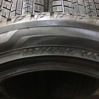 YOKOHAMA ice GUARD iG60 235/45R17 17インチ スタッドレス 4本 2018年製 ランエボ GTO RX-7 WRX等　(TB356) クレジットカード QR決済可能