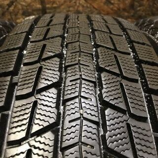 DUNLOP WINTER MAXX SJ8 225/65R17 17インチ スタッドレス 4本 2017年製 バリ溝 ハリアー CR-V CX-5 RAV4等　(TD452) クレジットカード QR決済可能