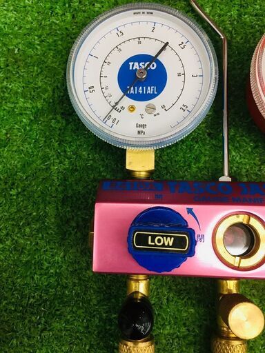 タスコ TA140B ゲージマニホールド【リライズ野田愛宕店】【店頭取引