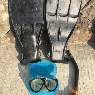 ダイビング、シュノーケリング、セット