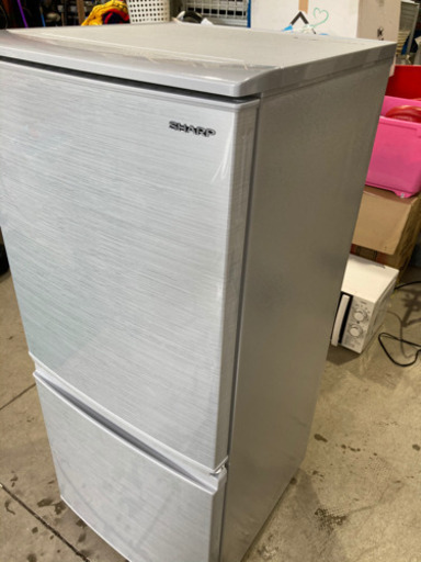 SHARP 137L 2ドア冷凍冷蔵庫 SJ-D14F-S 2020年製