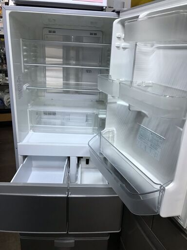 SHARP シャープ　右開き　5ドア冷凍冷蔵庫　415L　SJ-KE42R　自動製氷　シルバー　2009年製 SHARP シャープ 右開き 5ドア冷凍冷蔵庫 415L SJ-KE42R 自動製氷