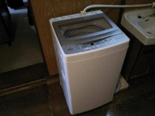 洗濯機　アクア　AQW  GS50H   2020年モデル　ホワイト　美品