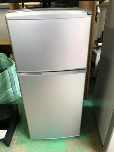 【名古屋市近郊配送可能】AQUA 2ドア冷蔵庫　AQR-111F(S) 2016年製