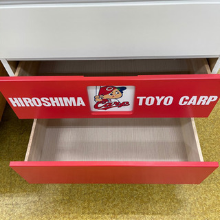 タンス カープチェスト 広島東洋カープバージョン プロ野球承認商品