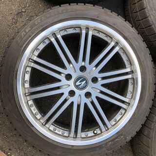 【取引確定】225/45R18　アルミホイル４本（おまけタイヤ付）オデッセイに履いてました。