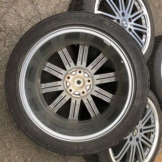【取引確定】225/45R18　アルミホイル４本（おまけタイヤ付）オデッセイに履いてました。