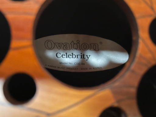 半ジャンク、エレアコ　オベーション　celebrity CSE44