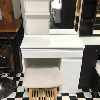ドレッサー 【リサイクルサービス八光 田上店】シギヤマ家具 エナメル 