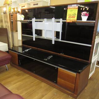 R062 シギヤマ家具 大型テレビボード、幅180cm 70インチまで