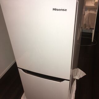 【ネット決済・配送可】130L　Hisense冷蔵庫　格安で売ります！