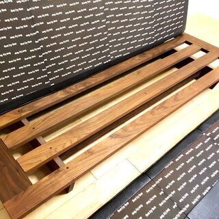 札幌近郊　送料無料　アクタス ACTUS ファイブバイファイブ five by five ティルソファ TILL SOFA レザーソファ 無垢材ウォールナット