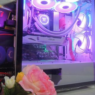 白色ゲーミングPC【スペック高】動画配信やゲームに最適です 白色ゲーミングPC【スペック高】動画配信やゲームに最適です