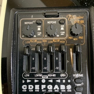 タカミネ製 エレアコ『DMP751C』黒 中古品