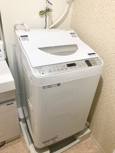 中古美品　シャープ　洗濯乾燥機　ES-TX5D 5.5キロ　2020年製