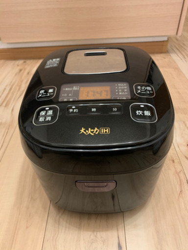 【美品】【送料込】アイリスオーヤマ　炊飯ジャー　jrc-ib50-bk