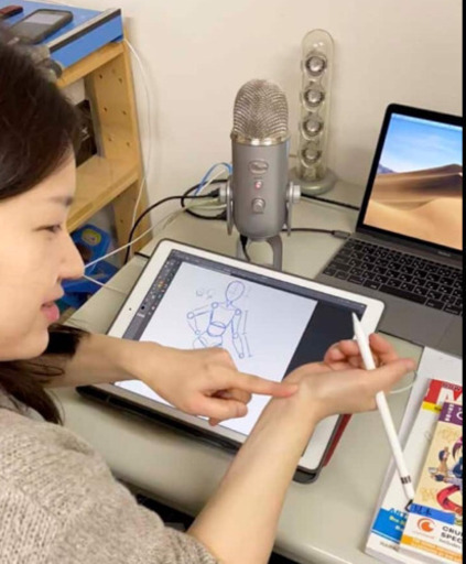 デジタルマンガ イラストの描き方 ここあ 西川口の絵画の生徒募集 教室 スクールの広告掲示板 ジモティー