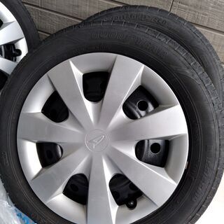 夏タイヤホイールセット 155/65/R14 ダイハツ純正ホイール GOODYEAR
