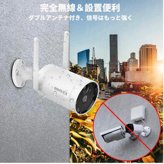 【新品未使用】【ソーラーパネル充電・完全無線】防犯ソーラーカメラ wifi 屋外 電池式 監視カメラ IP66防水 Wi-Fi バッテリーカメラ ソーラーパネル付き 省エネルギー 長時間待機 PIR人体検知センサー 双方向音声通話 1080P 200万画素 自動追尾可能 スマホ数台同時視聴 USB充電 太陽光パネル充電 ダブルアンテナ 赤外線暗視 